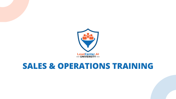 Sales & Operations Training
