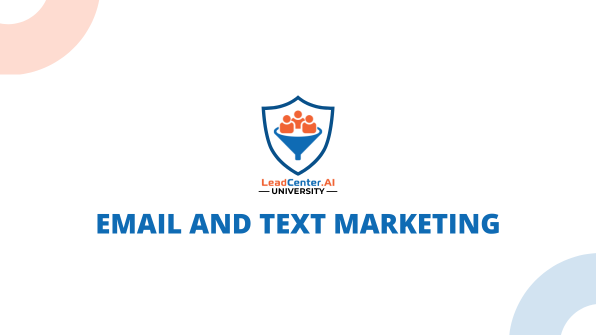 Email and Text Marketing