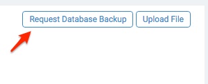 Request database backup - Redtail CRM