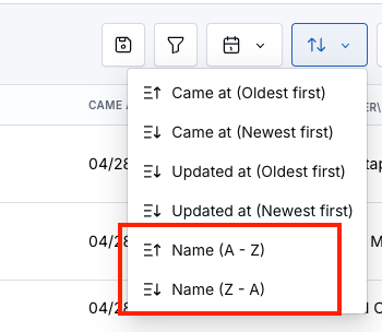Sorting Example
