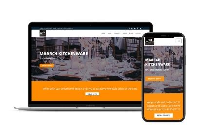 Maarch Kitchenware Website Design