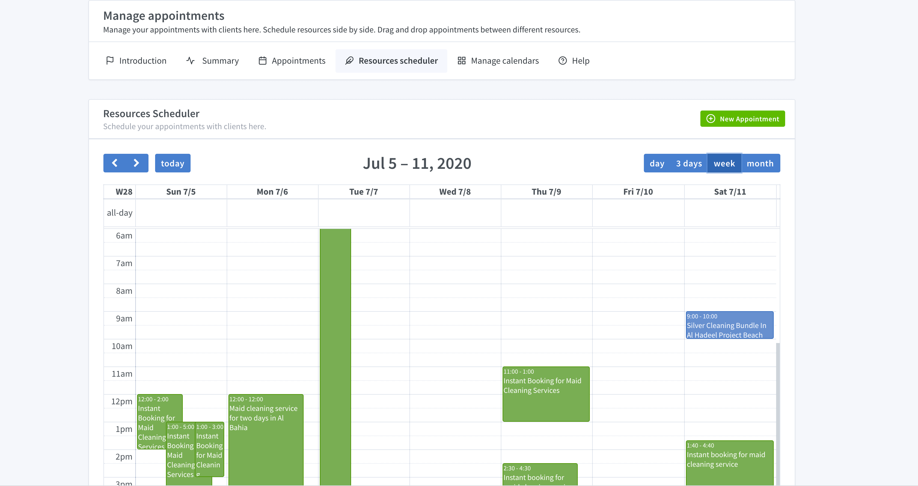 Resource Scheduler