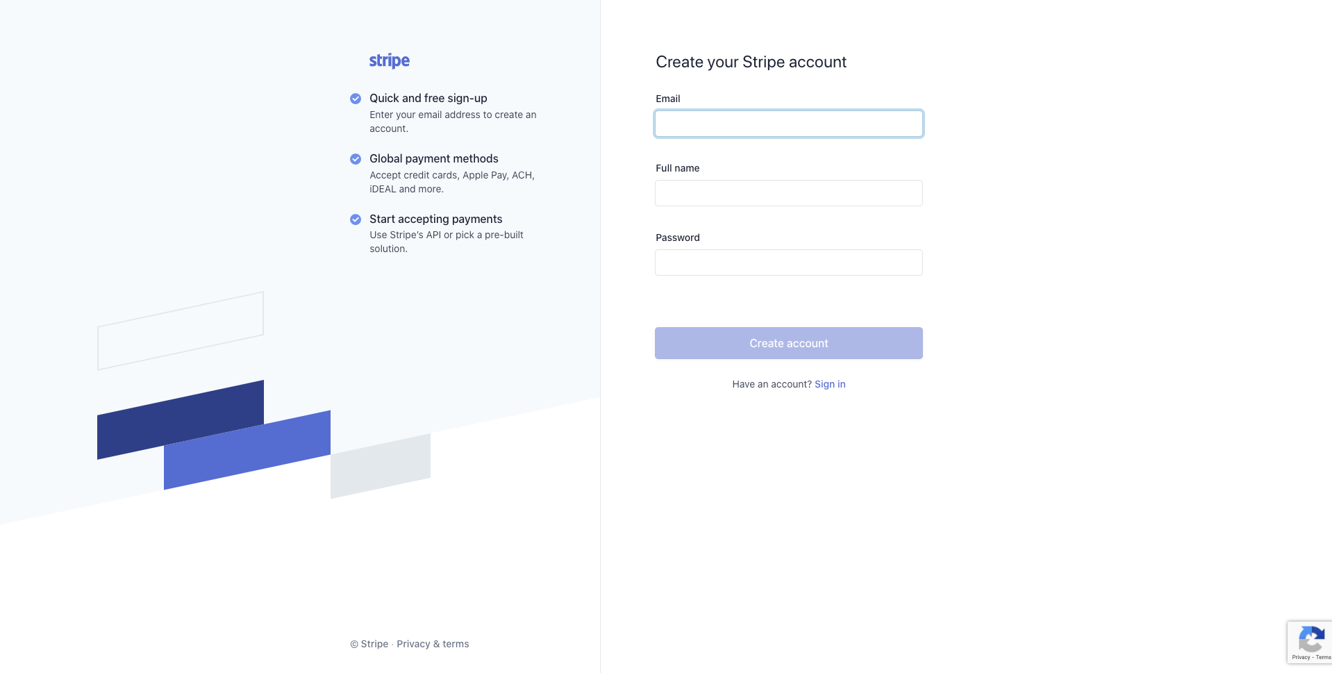 Register With Stripe