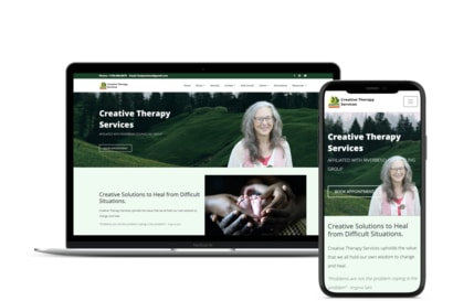 Creative Therapy Service Website Design
