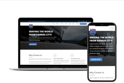 Interstate Warehouse and Distribution Website Design